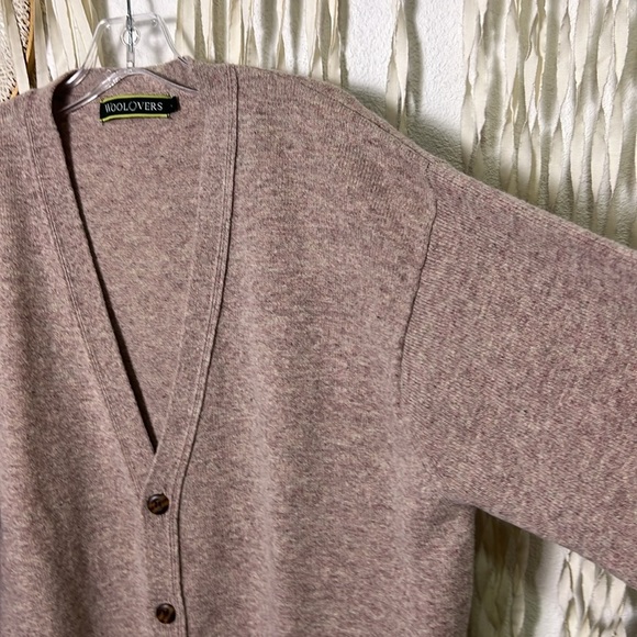 Woolovers Men's 100% New Wool Button Front Cardigan Size Large - Picture 5 of 11